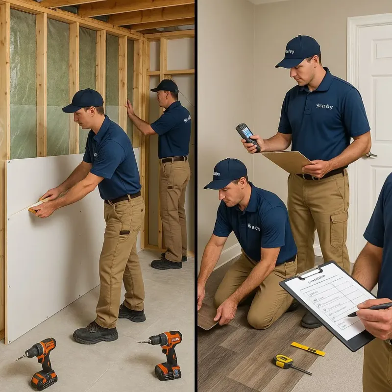 Repairs and Reconstruction process in Cambridge, IL